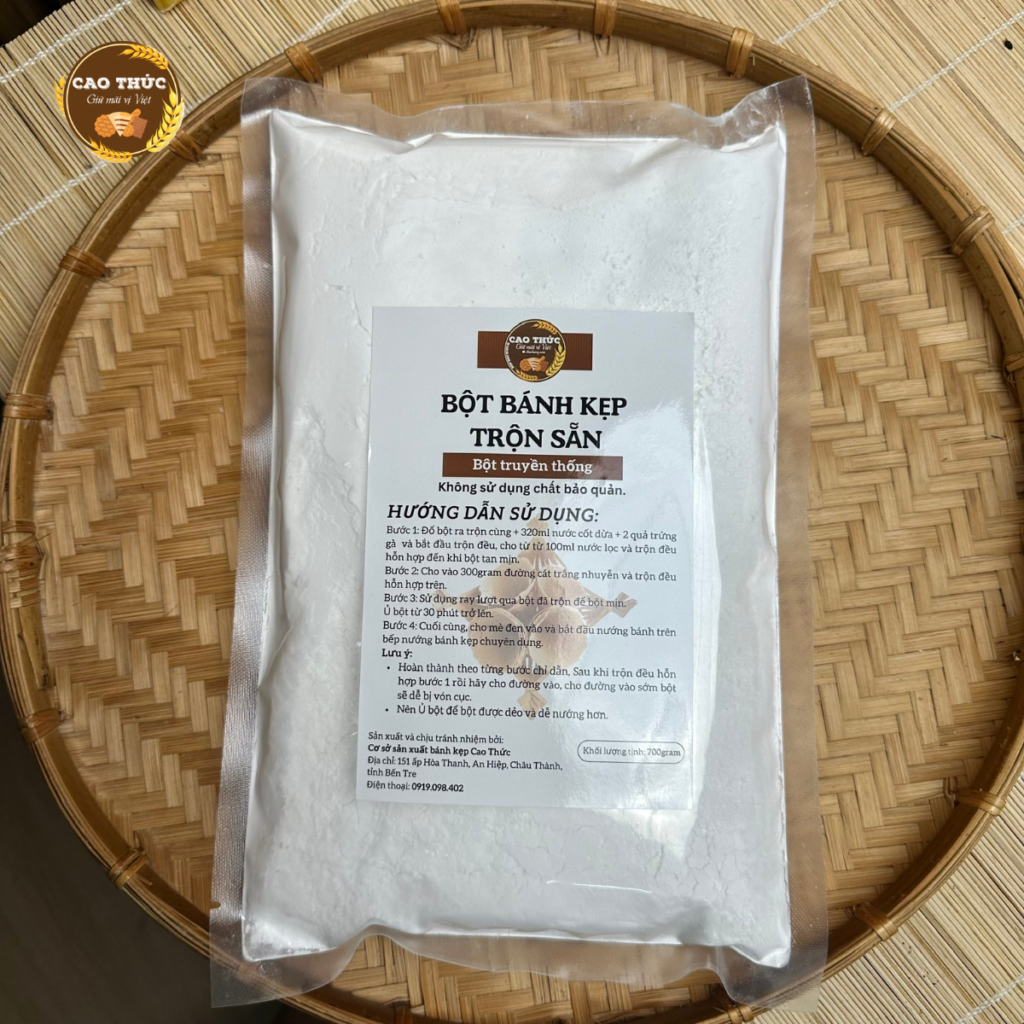 Bột bánh kẹp cuốn miền Tây của Cơ sở Cao Thức